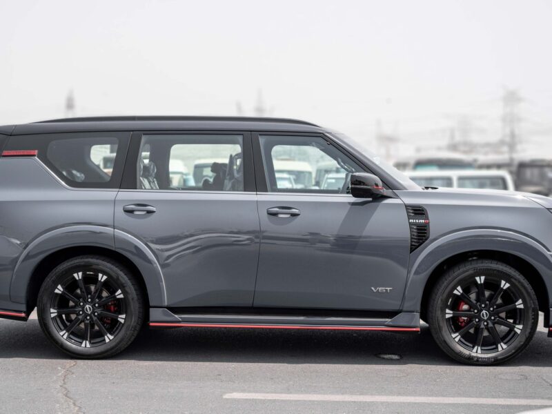 2026 Nissan Patrol Nismo 3.5 Litres Twin‑Turbocharged V6 Petrol Engine Grey Red SUV GCC