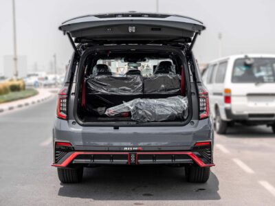 2026 Nissan Patrol Nismo 3.5 Litres Twin‑Turbocharged V6 Petrol Engine Grey Red SUV GCC
