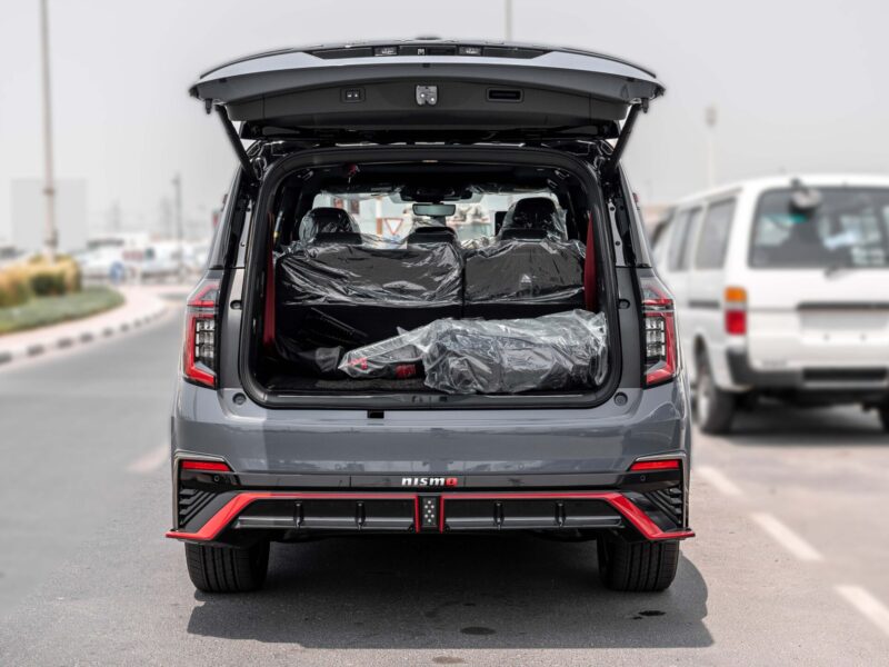 2026 Nissan Patrol Nismo 3.5 Litres Twin‑Turbocharged V6 Petrol Engine Grey Red SUV GCC