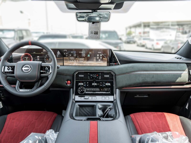 2026 Nissan Patrol Nismo 3.5 Litres Twin‑Turbocharged V6 Petrol Engine Grey Red SUV GCC