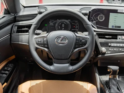 2025 Lexus ES300h 2.5-liter inline-4 Hybrid​ Engine Grey Tan Sedan GCC Specs Automatic
