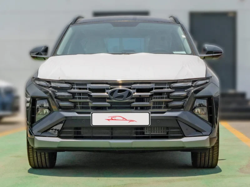 2025 Hyundai Tucson 1.6 L G1.6 T‑GDi turbocharged inline‑4 Green Beige SUV GCC Specs