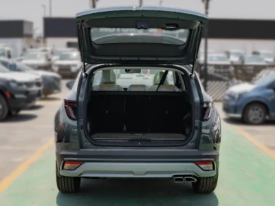 2025 Hyundai Tucson 1.6 L G1.6 T‑GDi turbocharged inline‑4 Green Beige SUV GCC Specs
