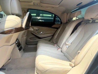 2015 Mercedes-Benz S-Class S 400 6 Cylinders Petrol Engine Black Beige Sedan GCC Specs