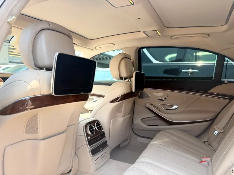 2015 Mercedes-Benz S-Class S 400 6 Cylinders Petrol Engine Black Beige Sedan GCC Specs