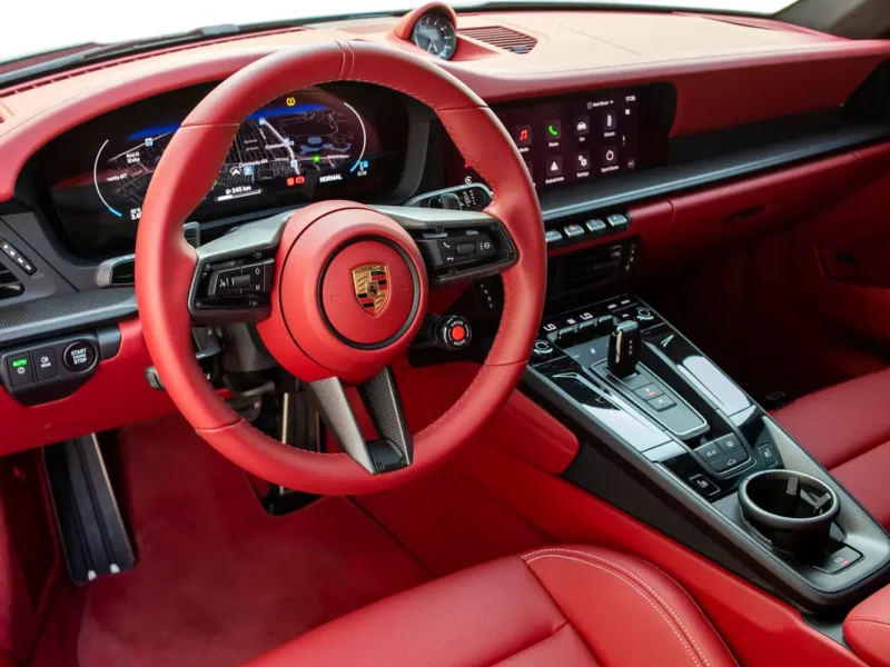 2026 Porsche 911 Carrera GTS 6 Cylinders Hybrid Engine Grey Red Coupe GCC Performance Luxury