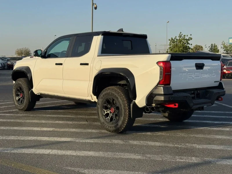 2026 Toyota Tacoma TRD PRO I-FORCE MAX Hybrid 2.4L V4 Engine White Black Pickup Truck