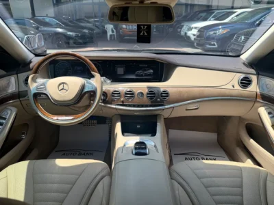 2015 Mercedes-Benz S-Class S 400 6 Cylinders Petrol Engine Black Beige Sedan GCC Specs