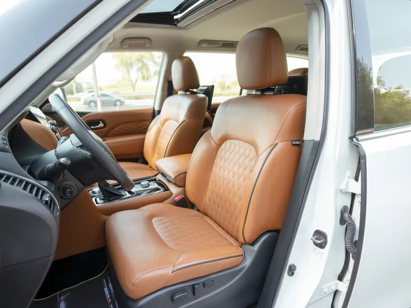 2024 Infiniti QX80 Sensory 5.3 Litres 8 Cylinders Petrol Engine White Brown SUV GCC Specs