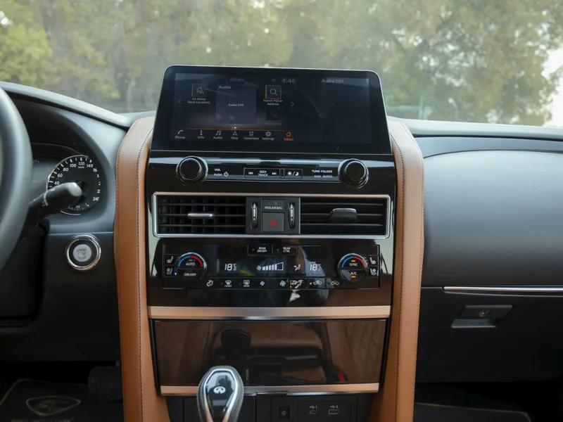 2024 Infiniti QX80 Sensory 5.3 Litres 8 Cylinders Petrol Engine White Brown SUV GCC Specs