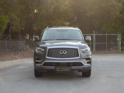 2024 Infiniti QX80 Sensory 5.3 Litres 8 Cylinders Petrol Engine Grey Brown SUV GCC Specs