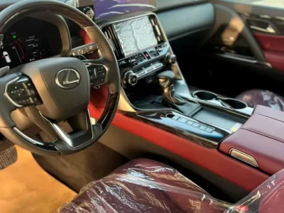 2026 Lexus LX600 Signature 3.5L 6 Cylinders Petrol Engine White Red SUV GCC Specs FULL OPTION