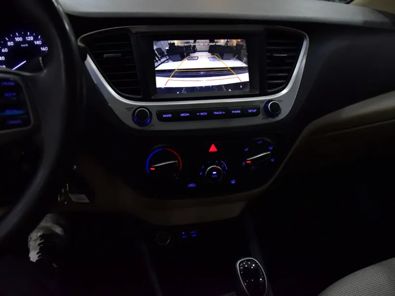 2020 Hyundai Accent GLS 4 Cylinders Petrol Engine Blue Beige Sedan GCC Specs Automatic