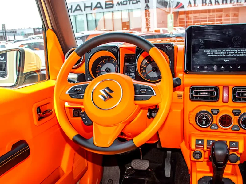 2025 Suzuki Jimny GLX 5-Door 1.5L 4 Cylinders Petrol Engine Beige Orange SUV GCC Specs