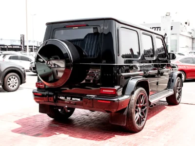 2021 Mercedes-Benz G-Class G 63 AMG 4.0L V8 Biturbo Petrol Engine Black Red SUV GCC Specs