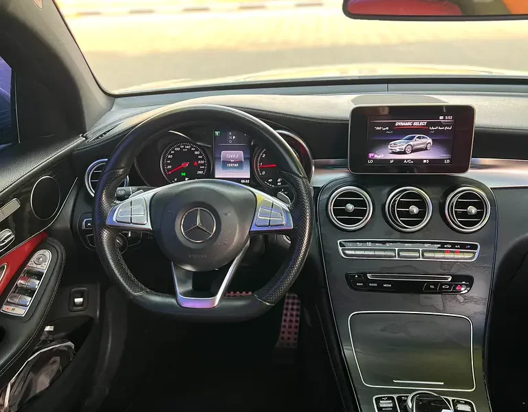 2018 Mercedes-Benz GLC Coupe GLC 250 4 Cylinders Petrol Engine Blue Red Coupe GCC Specs