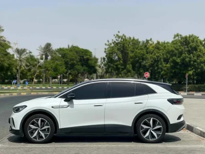 2021 Volkswagen ID.4 Crozz Pro Electric Vehicle White Grey SUV GCC Specs Automatic