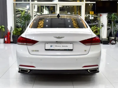 2016 Hyundai Genesis Prestige 6 Cylinders Petrol Engine White Beige Sedan GCC Specs Automatic