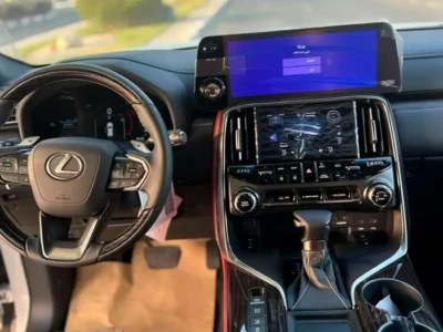 2026 Lexus LX600 Signature 3.5L 6 Cylinders Petrol Engine White Red SUV GCC Specs FULL OPTION