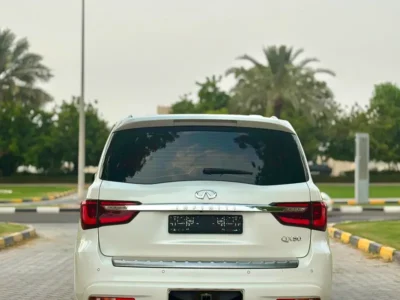 2019 Infiniti QX80 Limited Edition 5.6 Litres V8 Petrol Engine White Orange SUV GCC Specs