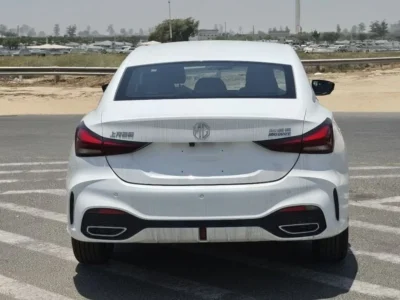 2026 MG 5 LUX 1.5 Litres 4 Cylinders Petrol Engine White Black Sedan Chinese Specs Automatic