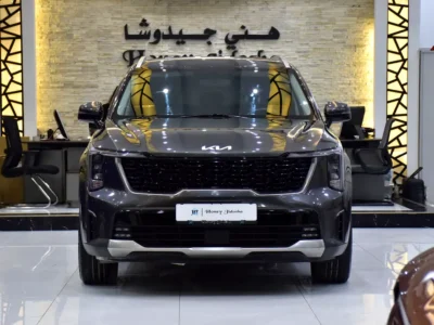 2024 Kia Sorento EX 4 Cylinders Petrol Engine Grey Black SUV GCC Specs Automatic