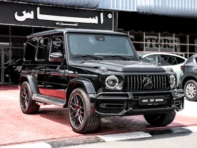 2021 Mercedes-Benz G-Class G 63 AMG 4.0L V8 Biturbo Petrol Engine Black Red SUV GCC Specs