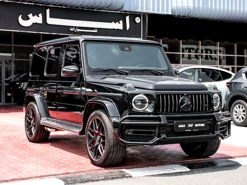 2021 Mercedes-Benz G-Class G 63 AMG 4.0L V8 Biturbo Petrol Engine Black Red SUV GCC Specs