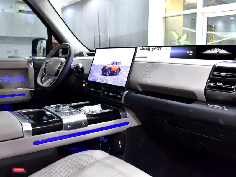 2026 Jetour G700 Flagship 4 Cylinders Plug-in Hybrid Orange Beige SUV GCC Specs Automatic