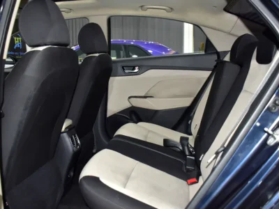 2020 Hyundai Accent GLS 4 Cylinders Petrol Engine Blue Beige Sedan GCC Specs Automatic