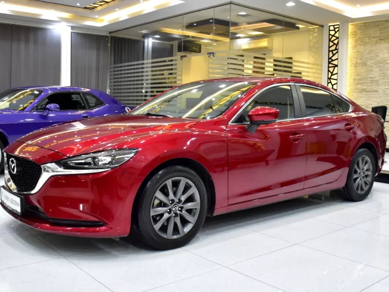2023 Mazda 6 S Grade 4 Cylinders Petrol Engine Red Black Sedan GCC Specs Automatic