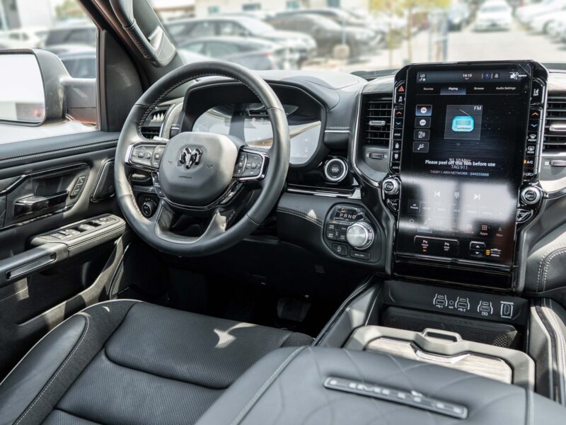 2025 RAM 1500 Limited 3.0 L Hurricane Inline‑six High-Output Twin-Turbo Engine Black Pickup Truck