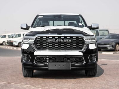2025 Ram 1500 Tungsten 3.0 L I‑6 Hurricane Twin‑Turbo Petrol Engine Black Beige Pickup Truck GCC