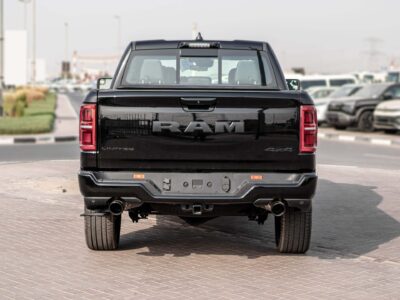 2025 RAM 1500 Limited 3.0 L Hurricane Inline‑six High-Output Twin-Turbo Engine Black Pickup Truck