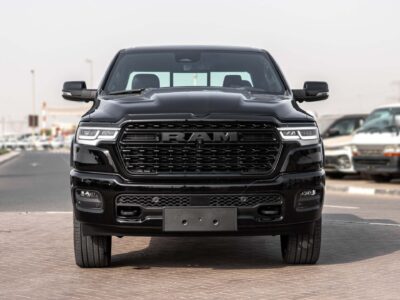 2025 RAM 1500 Limited 3.0 L Hurricane Inline‑six High-Output Twin-Turbo Engine Black Pickup Truck