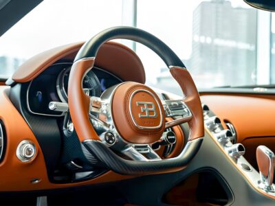 2025 Bugatti Chiron 8.0 Litres Quad‑Turbo W16 Black Orange Luxury Coupe GCC Specs Automatic