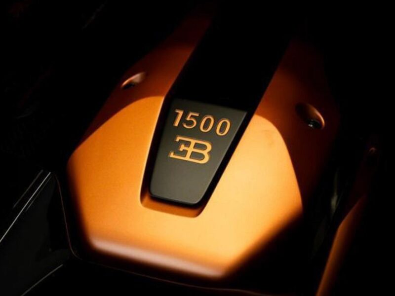 2025 Bugatti Chiron 8.0 Litres Quad‑Turbo W16 Black Orange Luxury Coupe GCC Specs Automatic