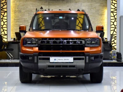 2026 Jetour G700 Flagship 4 Cylinders Plug-in Hybrid Orange Beige SUV GCC Specs Automatic