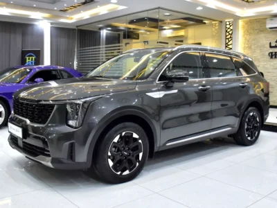 2024 Kia Sorento EX 4 Cylinders Petrol Engine Grey Black SUV GCC Specs Automatic