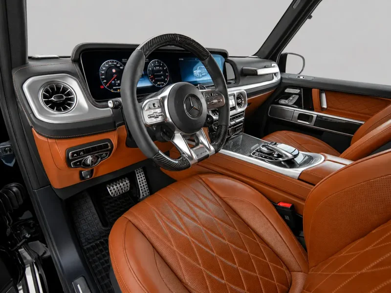 2023 Mercedes-Benz G-Class G 63 AMG 4.0L V8 Biturbo Engine Black Brown SUV GCC Specs