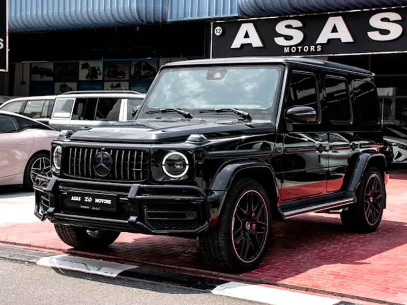 2021 Mercedes-Benz G-Class G 63 AMG 4.0L V8 Biturbo Petrol Engine Black Red SUV GCC Specs