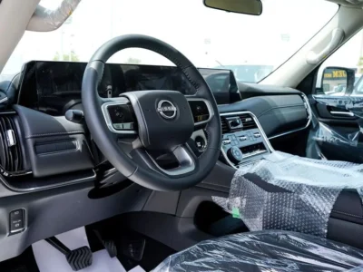 2026 Nissan Patrol LE T1 3.8 Litres V6 Petrol Engine Silver Black SUV GCC Specs Automatic