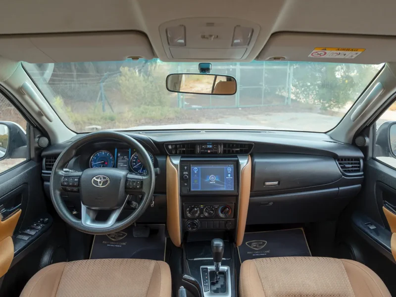 2021 Toyota Fortuner EXR 2.7 Litres 4 Cylinders Petrol Engine White Brown SUV GCC Specs