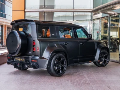 2023 Land Rover Defender 110 X P400 3.0L 6 Cylinders Petrol Engine Black Orange SUV GCC