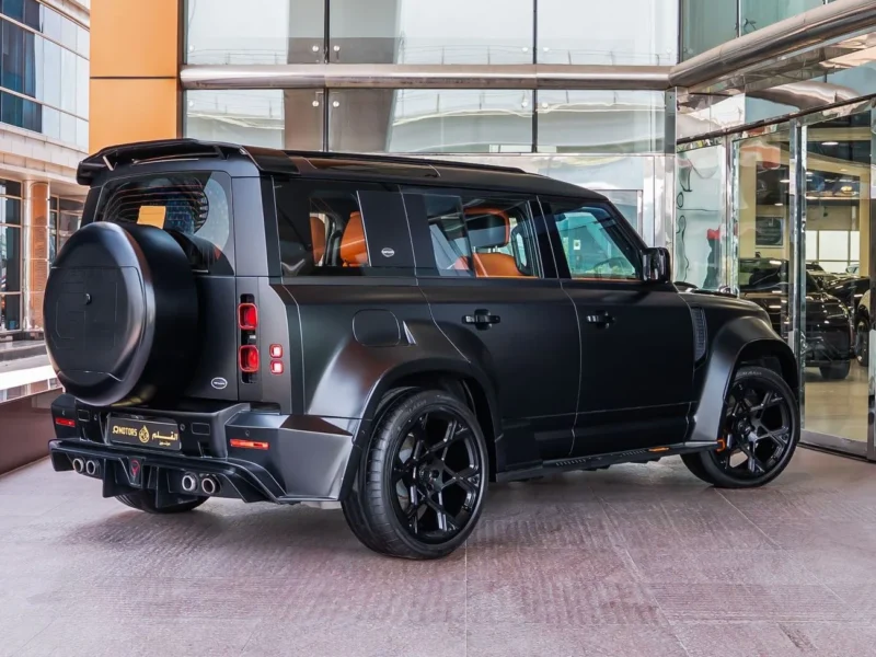 2023 Land Rover Defender 110 X P400 3.0L 6 Cylinders Petrol Engine Black Orange SUV GCC