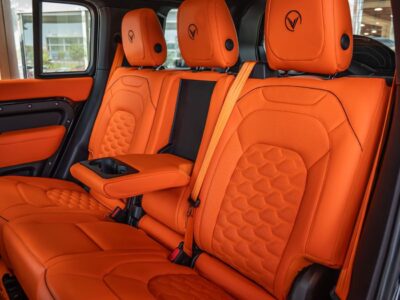 2023 Land Rover Defender 110 X P400 3.0L 6 Cylinders Petrol Engine Black Orange SUV GCC