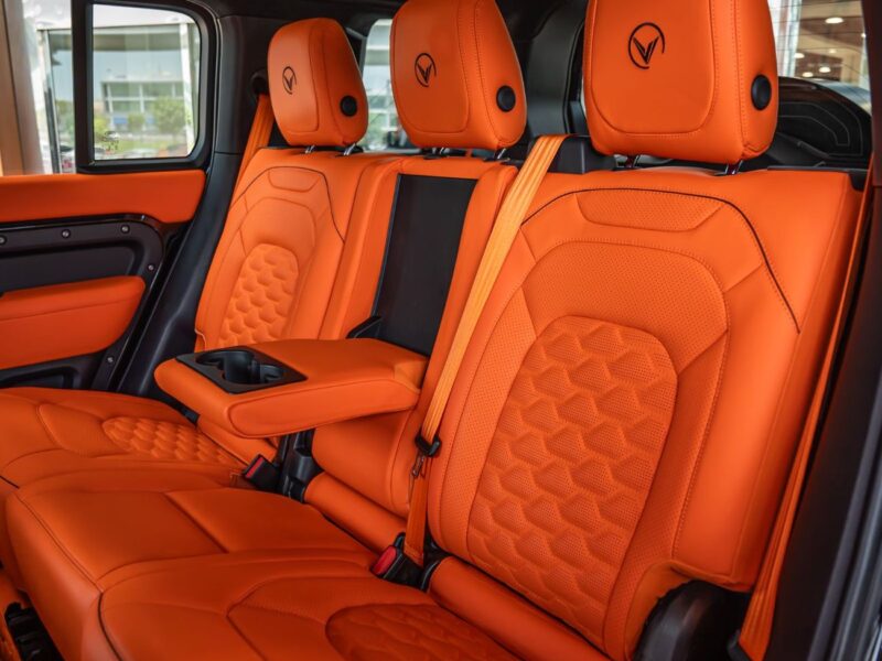 2023 Land Rover Defender 110 X P400 3.0L 6 Cylinders Petrol Engine Black Orange SUV GCC