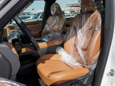 2025 Nissan Patrol LE TITANIUM + 3.5-liter Twin-Turbocharged V6 Engine White Tan SUV GCC