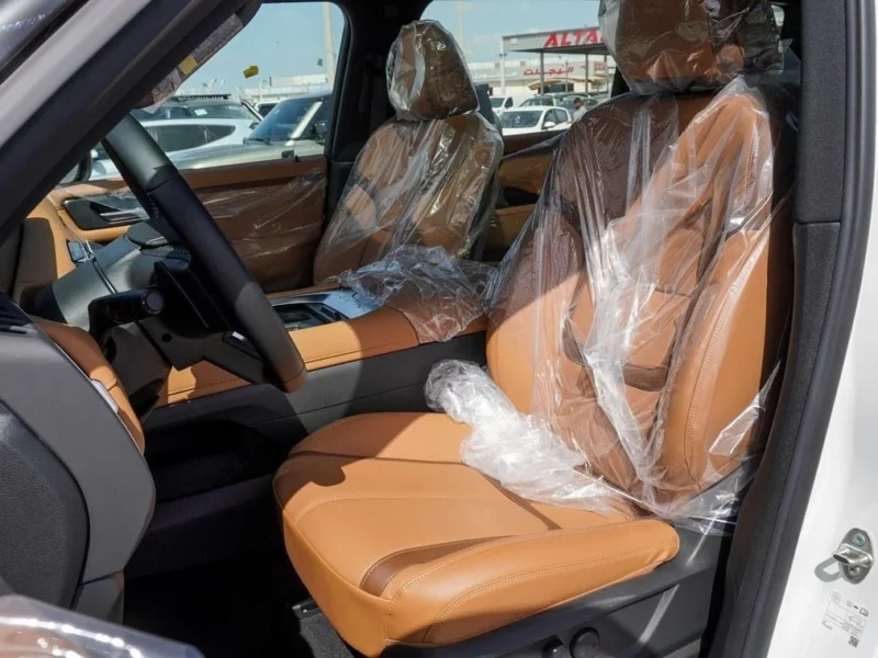 2025 Nissan Patrol LE TITANIUM + 3.5-liter Twin-Turbocharged V6 Engine White Tan SUV GCC