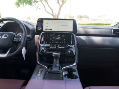 2023 Lexus LX600 SIGNATURE ASHWOOD EDITION 3.5L 6 Cylinders Petrol Engine Black Red SUV